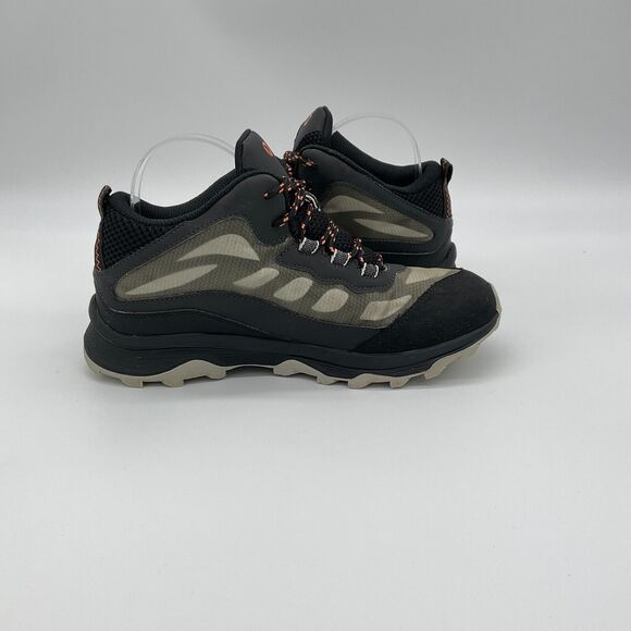 Merrell Moab Speed Mid Waterproof Big Kids Size 6.5W Black‎ Hiking Boot Sneaker - Picture 4 of 9